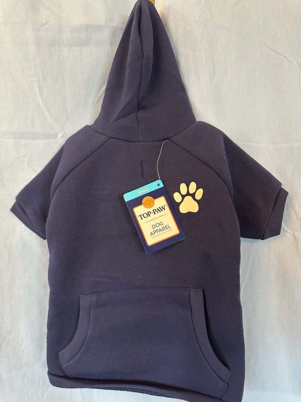 NWT - Top Paw Navy Hoodie Size Small Dog Apparel Sweatshirt